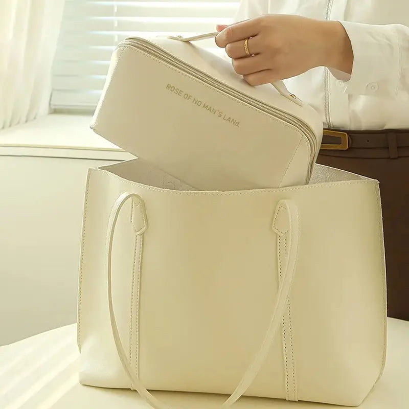 Sac Frodon détail cuir vegan grainé - Maison Tanger