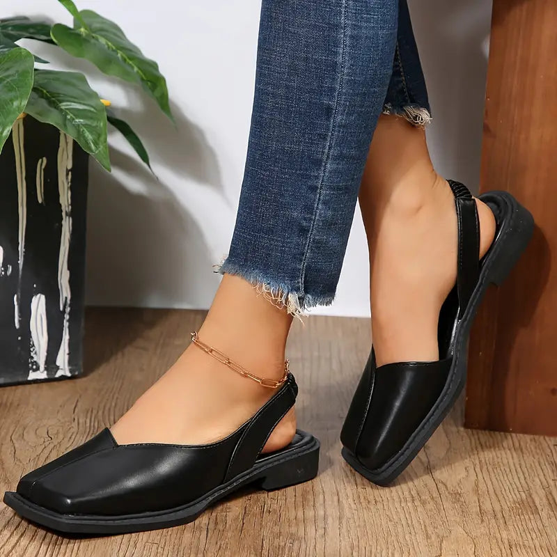 Sandales parisiennes cuir vegan détail finition - Maison Tanger