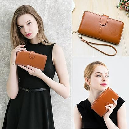 Portefeuille Éclat en Simili Cuir Ciré — coloris alternatif 1 | Maison Tanger