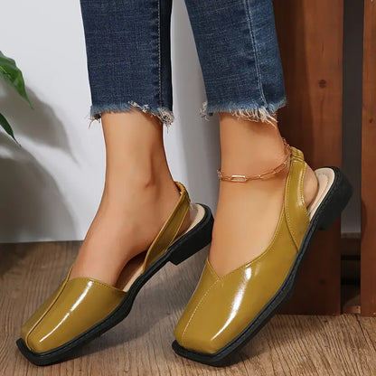 Sandales glamour parisiennes en cuir vegan - Maison Tanger