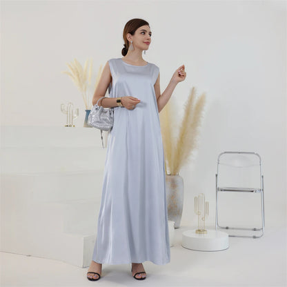 Abaya Colorée Fluide — Layla