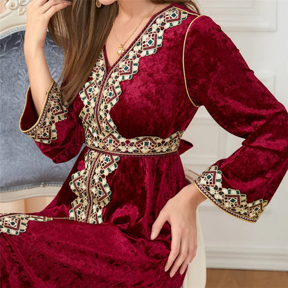 Jubba Tariq Manzil détail broderie - Maison Tanger