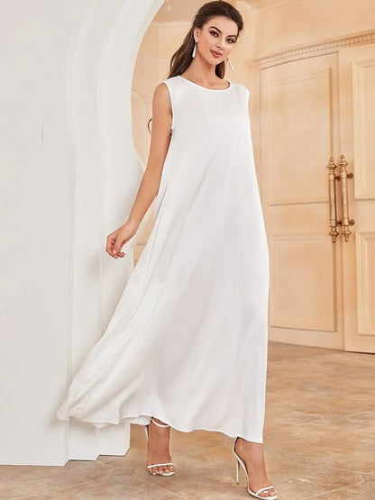 Abaya Colorée Fluide — Layla
