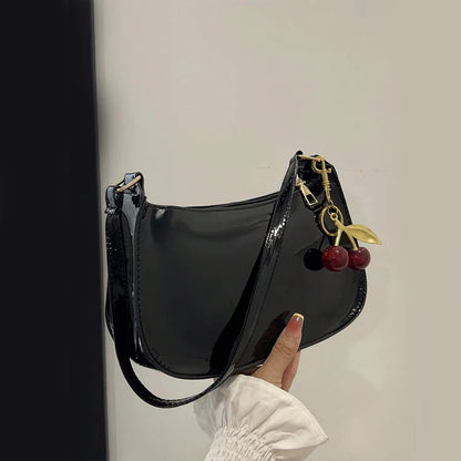 Sac bandoulière cerise Assia — vue 2