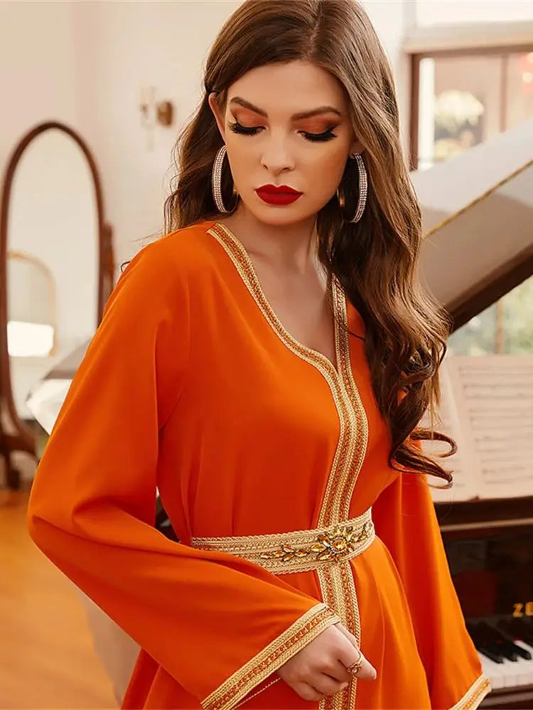 Madina Kaftan vue de face - Maison Tanger
