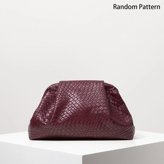 Pochette Tissée Vintage Warda — vue principale, bordeaux