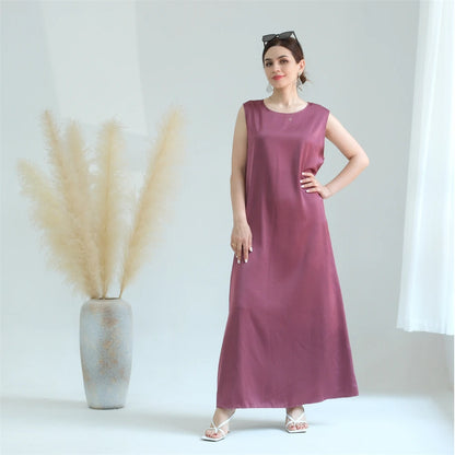 Abaya Colorée Fluide — Layla
