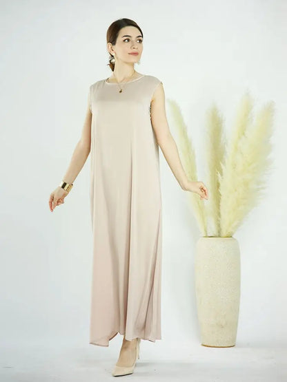 Abaya Colorée Fluide — Layla