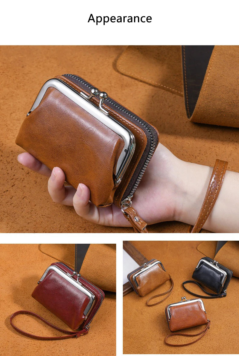 Portefeuille Compact à Dragonne — Yasmina
