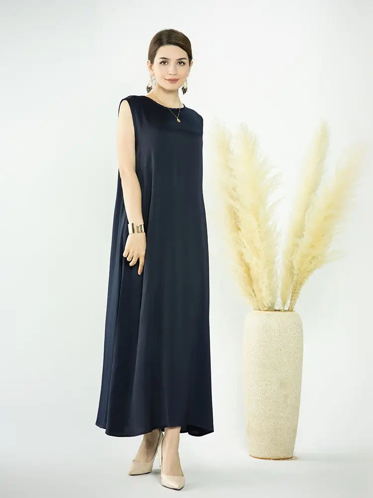 Abaya Colorée Fluide — Layla