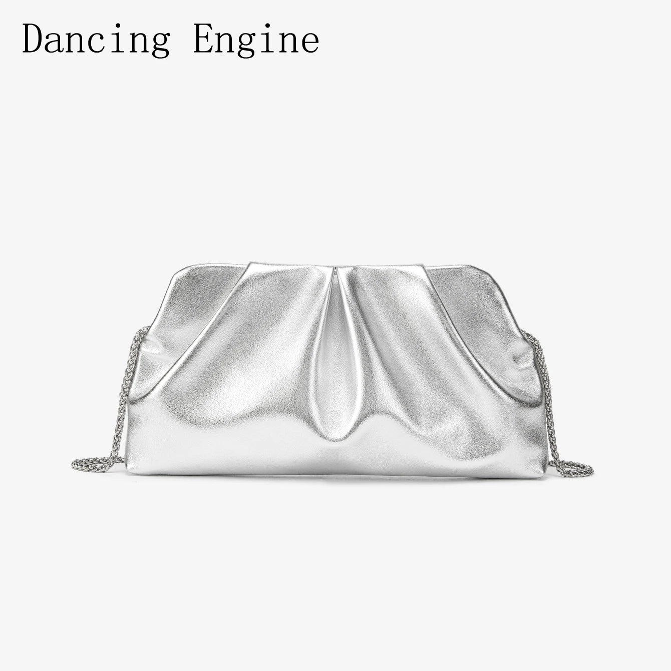 Pochette Nuage Souple Lina — vue principale, forme plissée