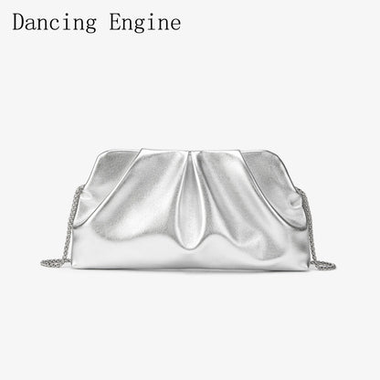 Pochette Nuage Souple Lina — vue principale, forme plissée