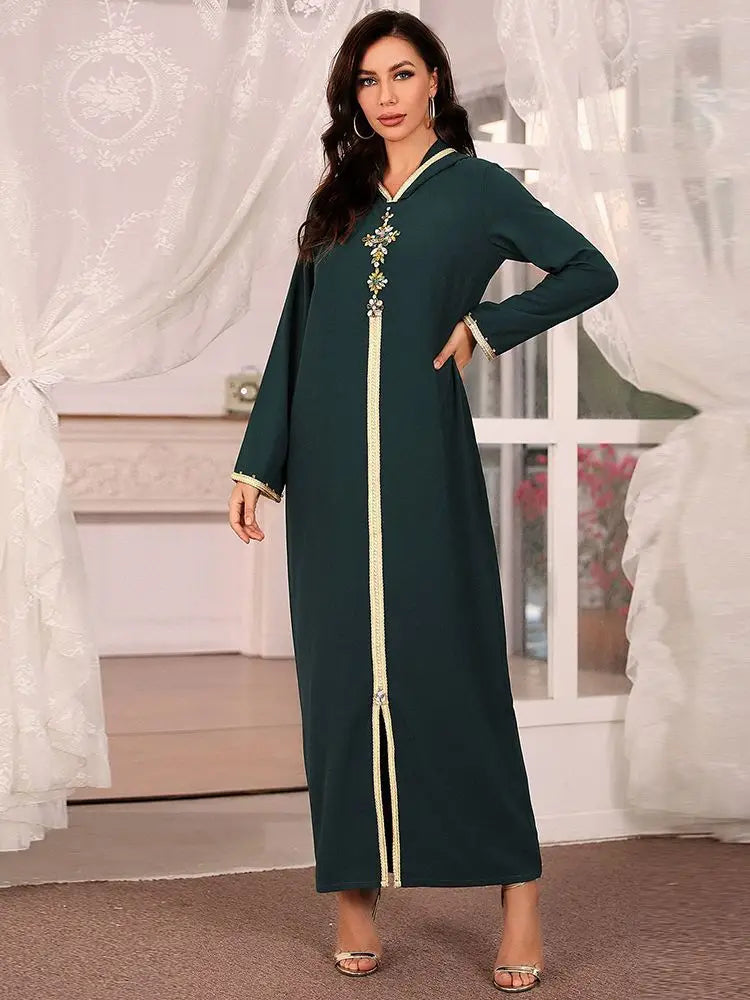Hidaya Kaftan détail manches - Maison Tanger