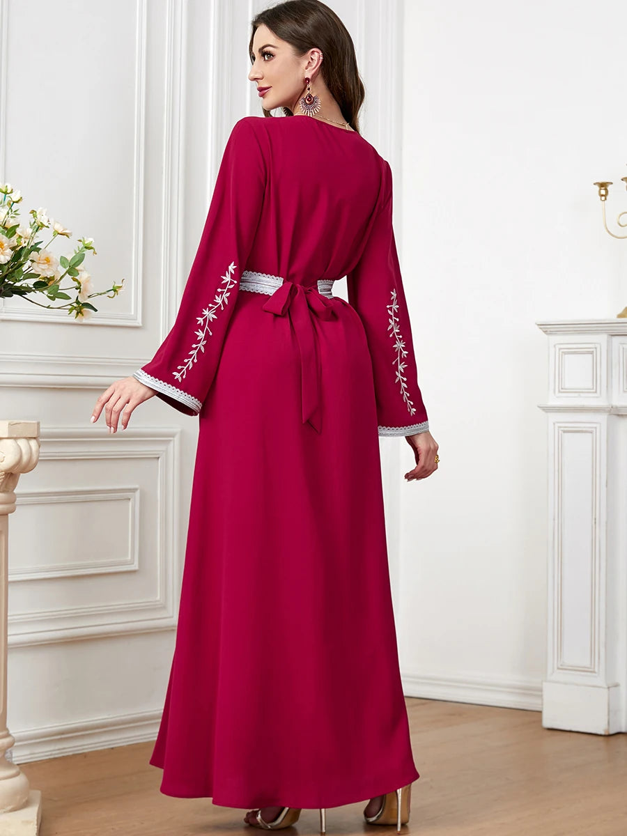 Robe Joliba Zahriya détail tissu - Maison Tanger