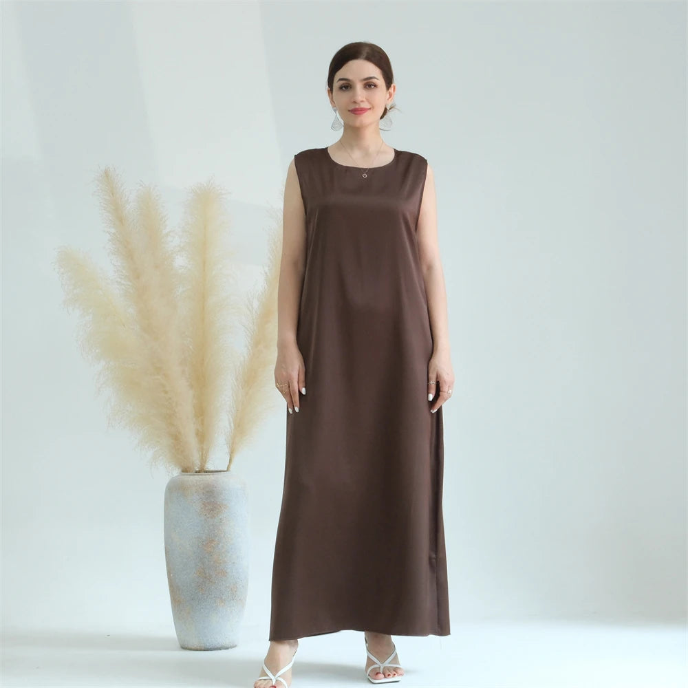 Abaya Colorée Fluide — Layla