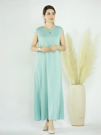 Abaya Colorée Fluide — Layla