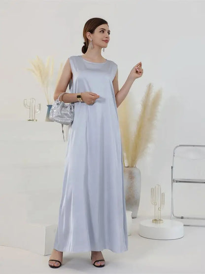 Abaya Colorée Fluide — Layla