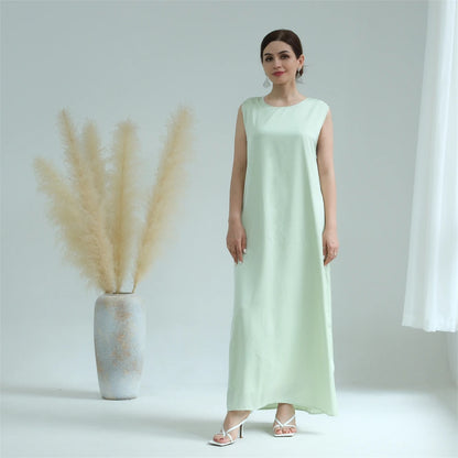 Abaya Colorée Fluide — Layla