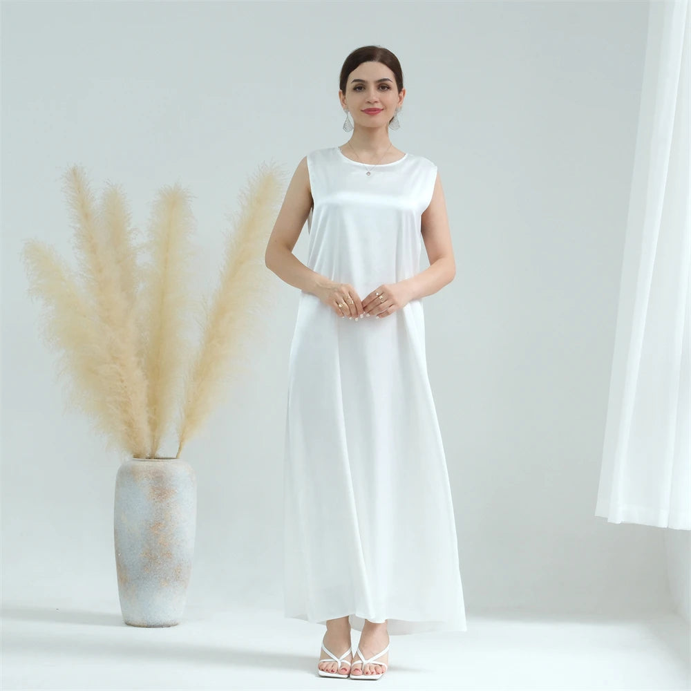 Abaya Colorée Fluide — Layla