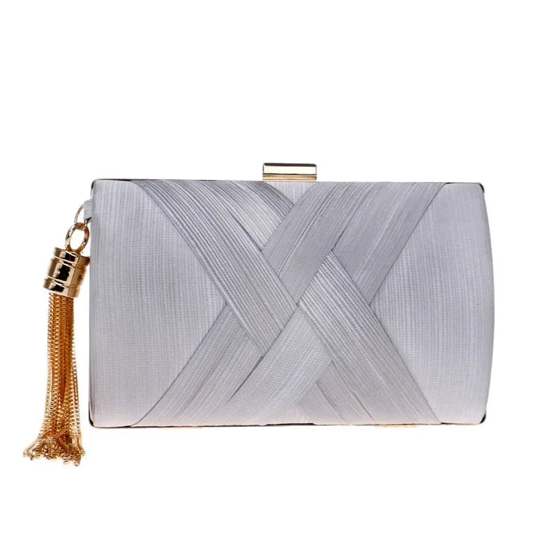 Sac Nuit Glamour détail fermoir brillant - Maison Tanger