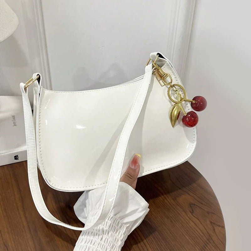 Sac bandoulière cerise Assia — vue 5