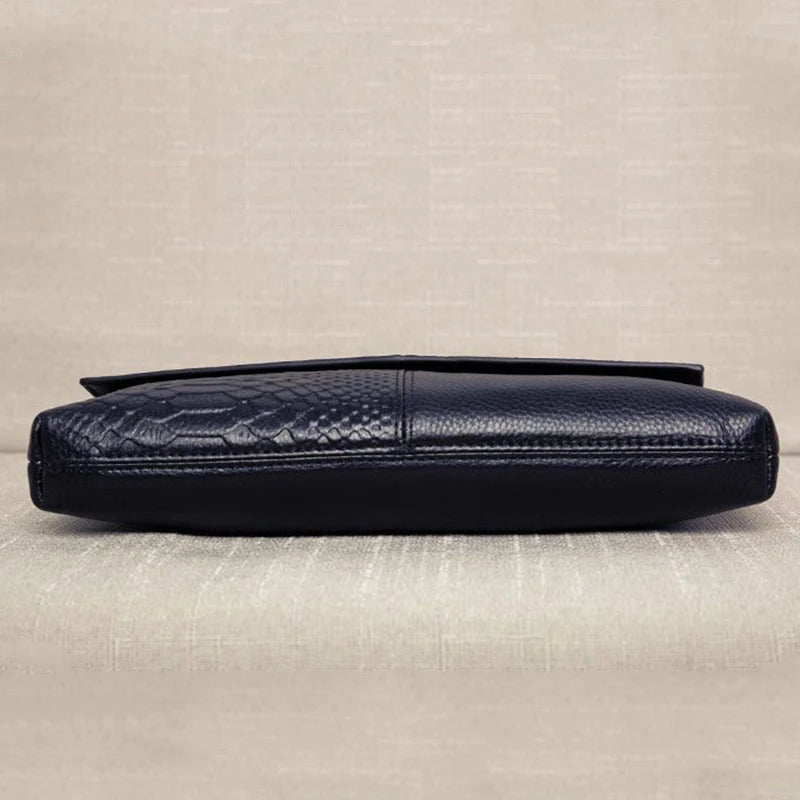 Sac porté épaule Safiya noir — détail de l'anse