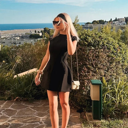 Robe Mini Élégante vue de dos - Maison Tanger