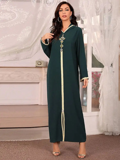 Hidaya Kaftan robe traditionnelle brodée - Maison Tanger