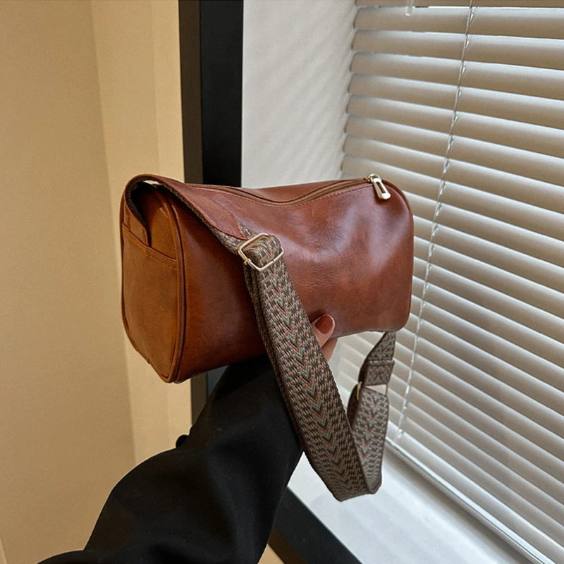 Sac Bandoulière poche extérieure détail - Maison Tanger