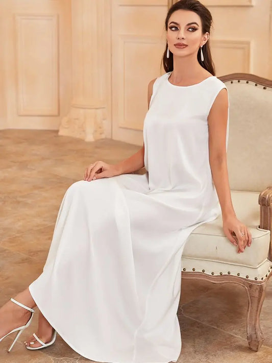 Essamlaliya Abaya robe longue brodée - Maison Tanger
