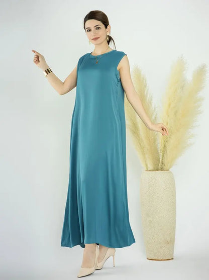 Abaya Colorée Fluide — Layla