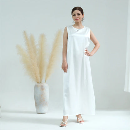 Abaya Colorée Fluide — Layla