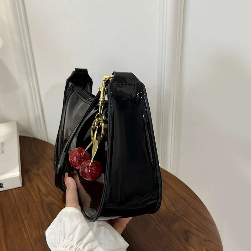 Sac bandoulière cerise Assia — vue 6