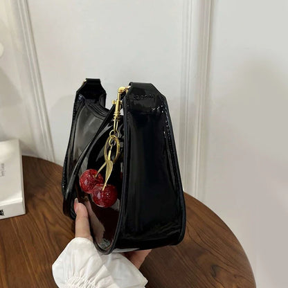 Sac bandoulière cerise Assia — vue 6