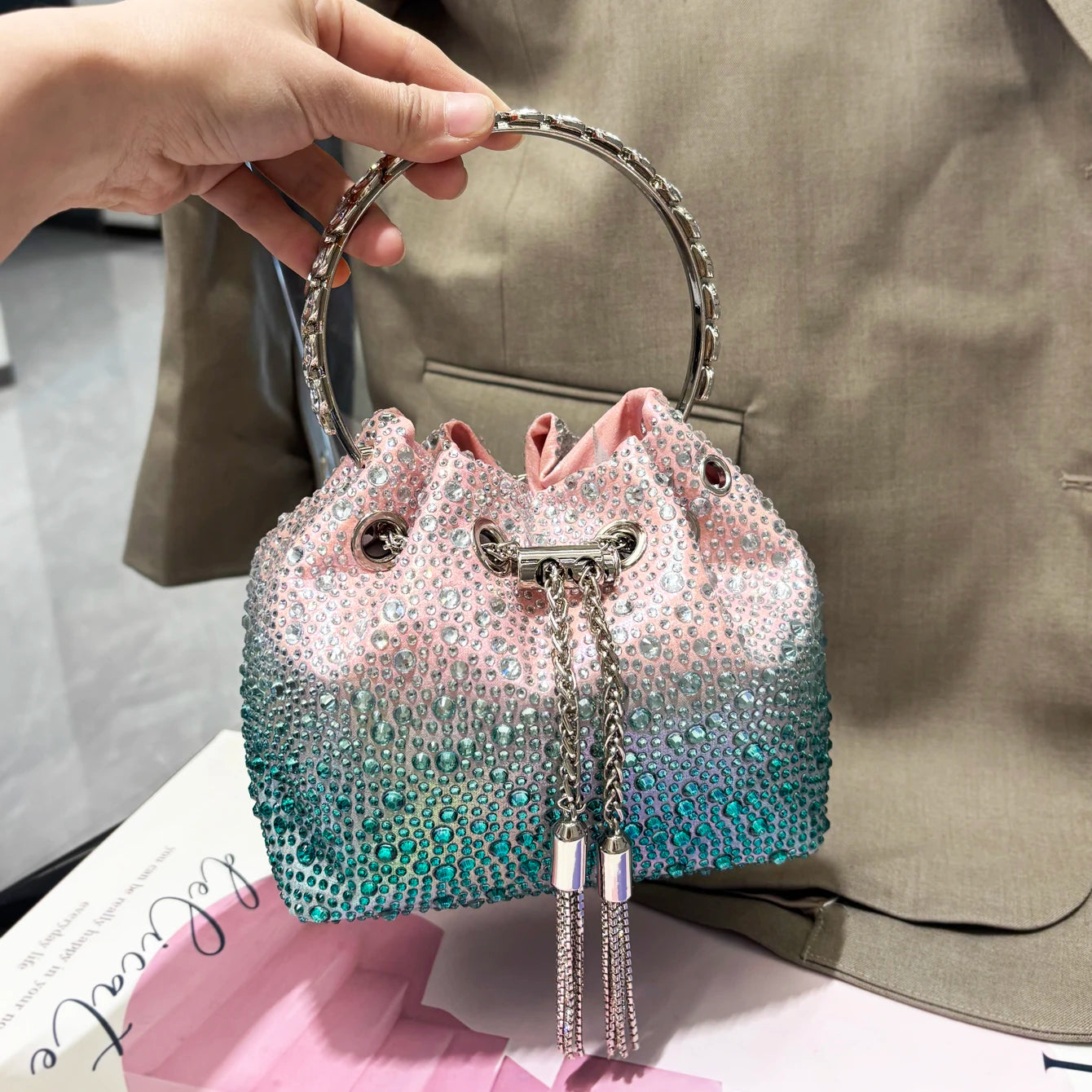 Minaudière Samia — vue 4, coloris disponibles