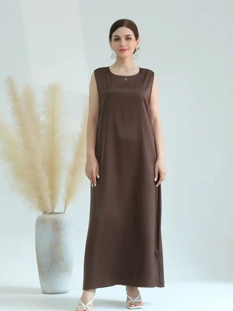 Abaya Colorée Fluide — Layla