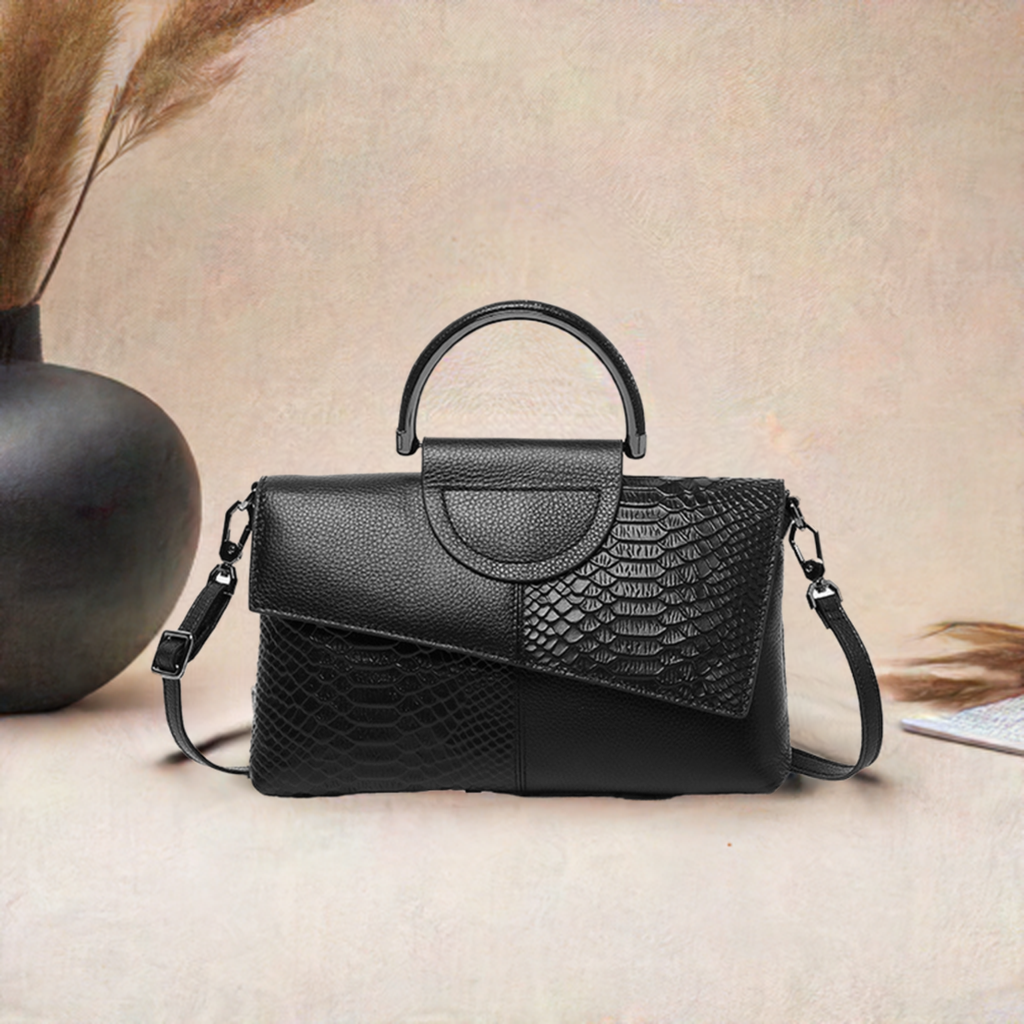 Sac VogueArt détail cuir vegan texturé - Maison Tanger